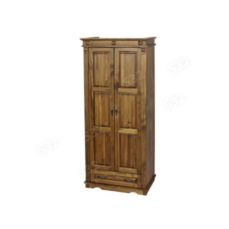 Classic 2 ajtós 1 fiókos válaszfalas szekrény, Kategória:Fenyő szekrény