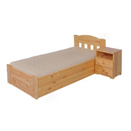 Sára ágyneműtartós ágy rácsos fejvéggel, Kategória:Fenyő ágy