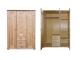 Viki 3 ajtós 3 középső fiókos szekrény, Kategória:Fenyő szekrény